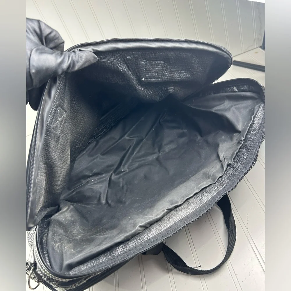 Jaguar Gray Tweeked Weekender Unisex Travel Duffle Bag w Key Chain